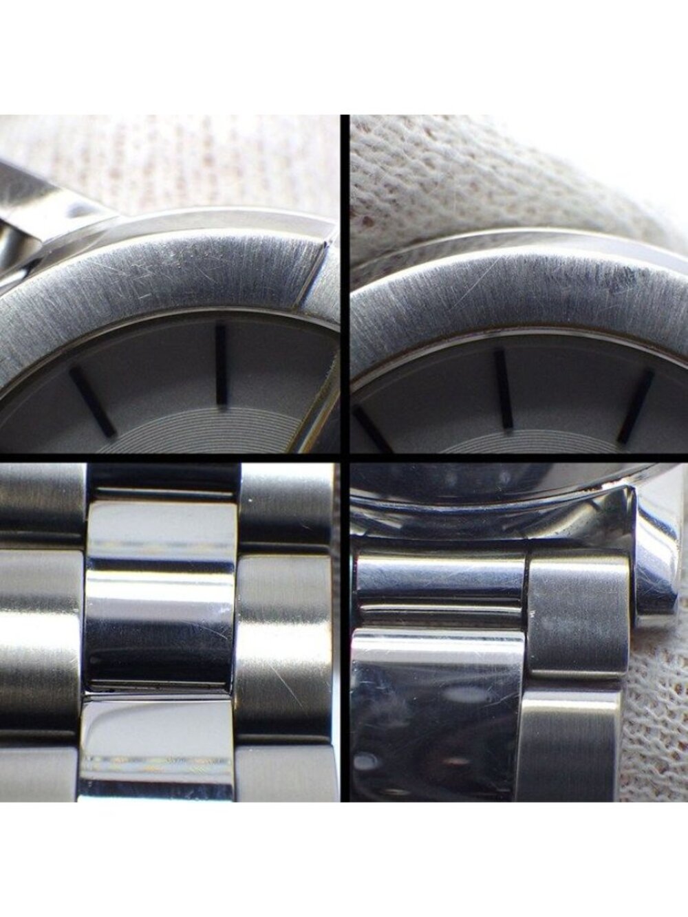 Gucci Watch Round Silver Dial SS Quartz Analog - Picture 9 of 12